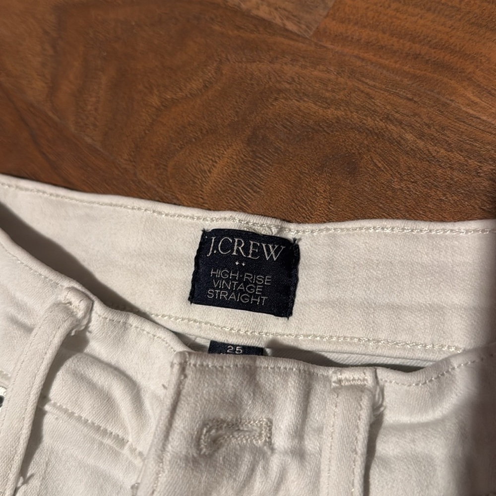 J. Crew white jeans - Picture 2 of 5